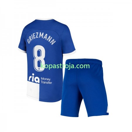 Billiga Fotbollströjor Atlético Madrid Griezmann 8 120 Anniversary Barn Hemma tröja 2022/23 Kortärmad